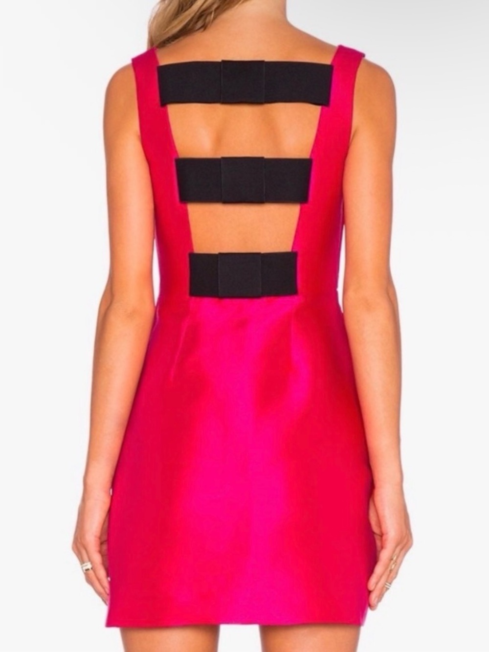 Kate Spade NY Flirty Back Hot Pink Dress